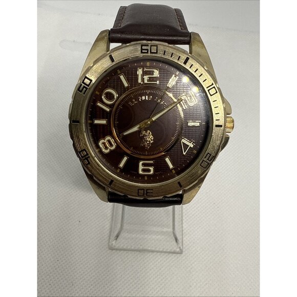 US Polo Assn Quartz Watch Men Easy Read Japan Movt Analog New Battery - Picture 1 of 14